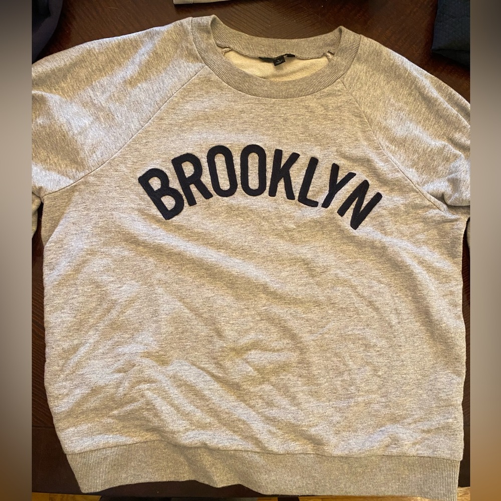 J Crew womens Brooklyn sweatshirt